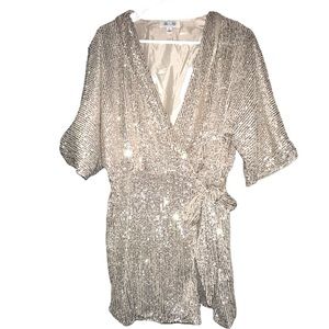 NWOT Runway Seven Party Sequin Romper